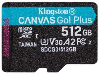 Kingston Canvas Go! Plus 512 GB (SDCG3/512GB) microSD kullananlar yorumlar